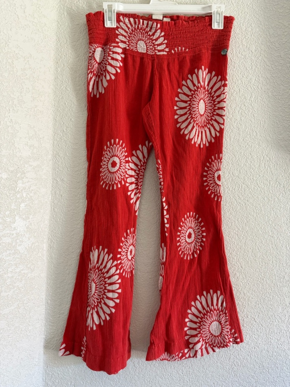 Roxy Coral Floral Flare Bottoms